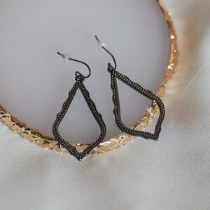 Kendra Scott. Sophia Gunmetal Drop Earrings